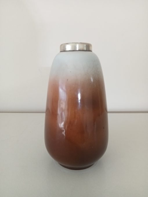 English Sterling Silver Rimmed Posy Vase - Image 2