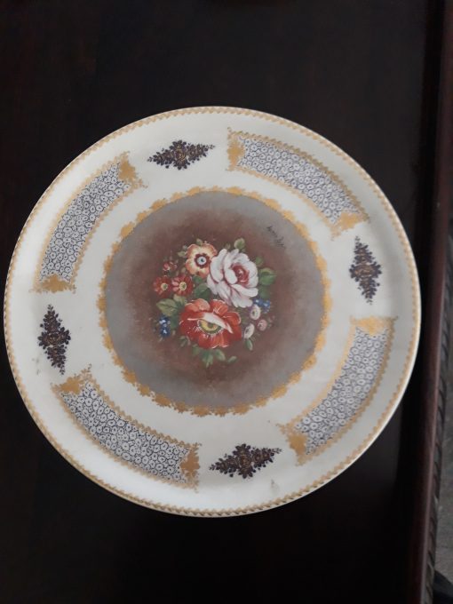 Vintage French Limoges Lidded Bowl and Platter - Image 5