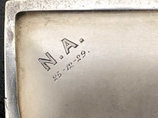 Art Deco Sterling Silver Cigarette Case - Image 7
