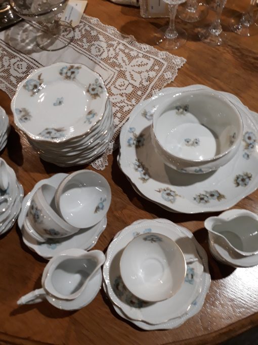 Antique French Part Dinner Service with Extras - Image 2
