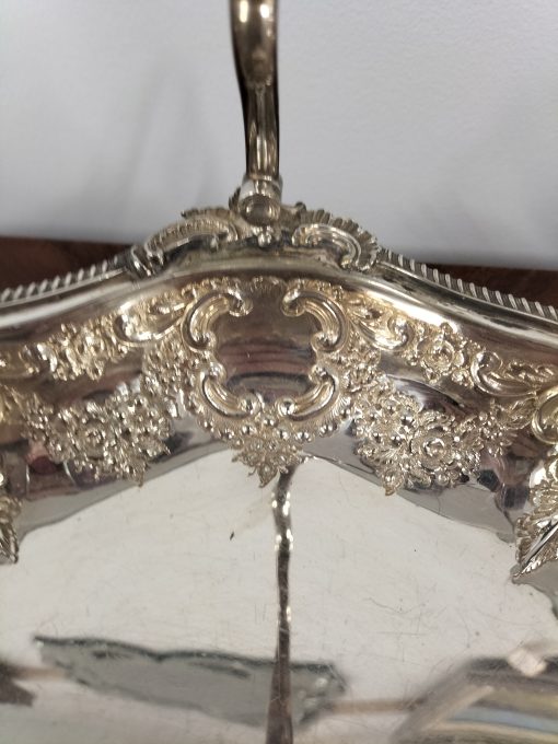 Silver Plate Serving Bowl - Image 4