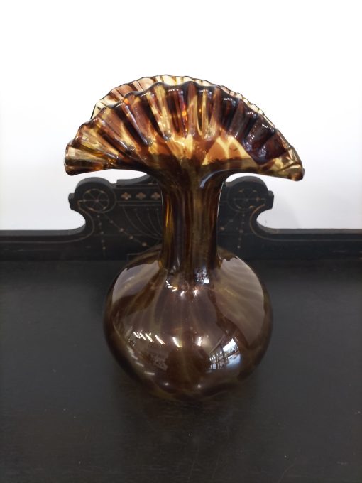 Brown Clouded Vase