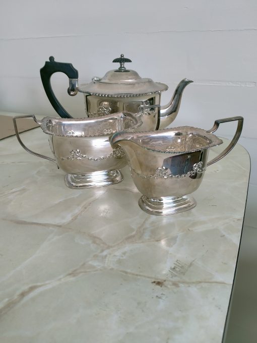 Late Victorian Silver Plate Tea Set