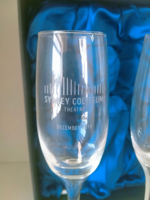 Boxed Pair of Champagne Flutes - Image 2