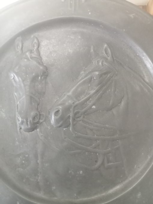 Decorative Pewter Plate - Image 2