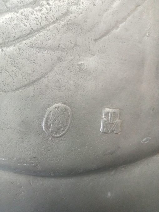 Decorative Pewter Plate - Image 5