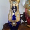 Bohemian Glass Mantle Vase