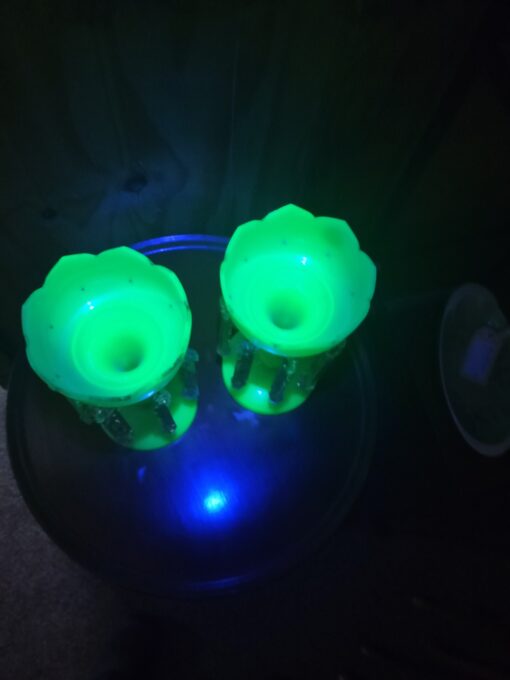 Uranium Glass Lusters - Image 3