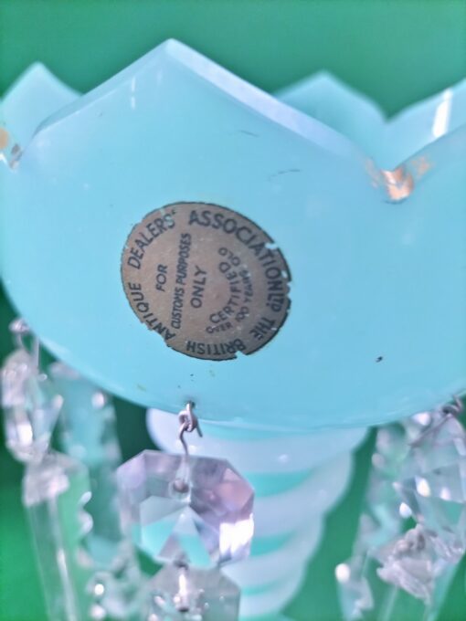 Uranium Glass Lusters - Image 4
