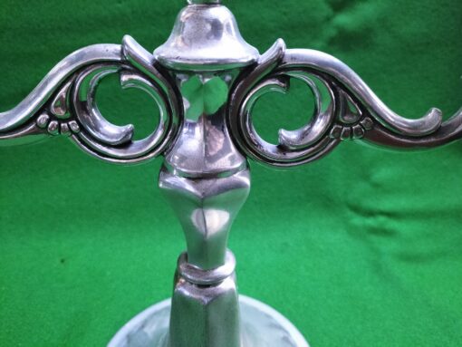 Pair Silver Plate Candelabras - Image 2