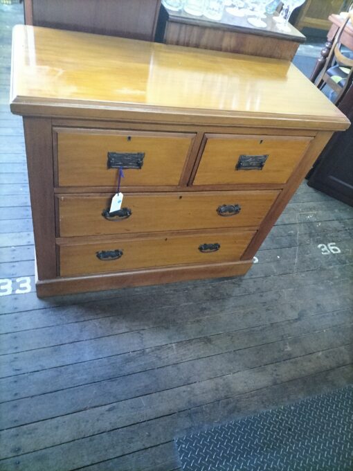 Antique Pine Chest Of Draws