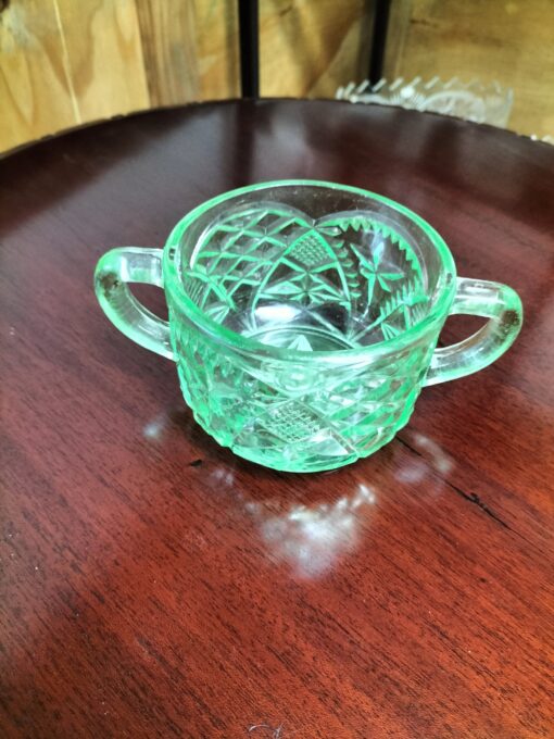 Uranium Glass Cup - Image 3