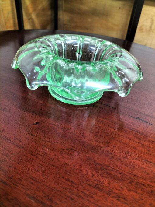 Uranium Glass Centerpiece - Image 2