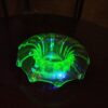 Uranium Glass Centerpiece