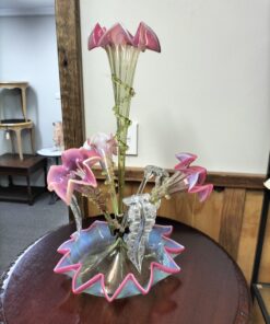 Uranium Glass Epergne