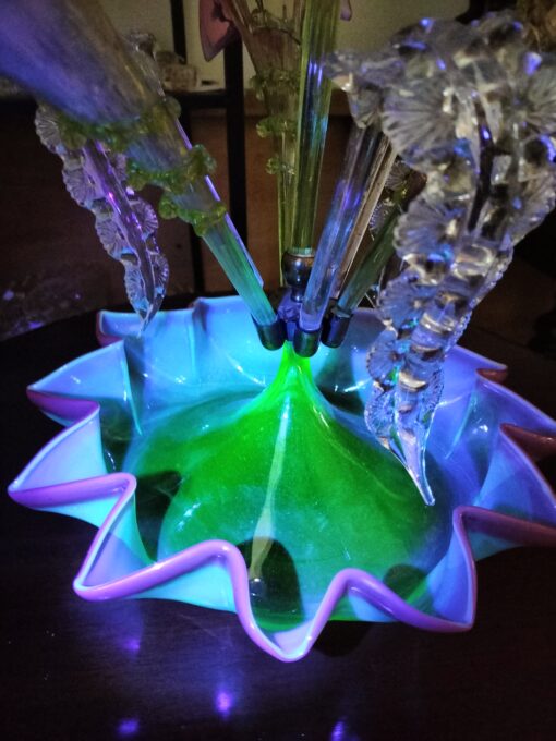 Uranium Glass Epergne - Image 5