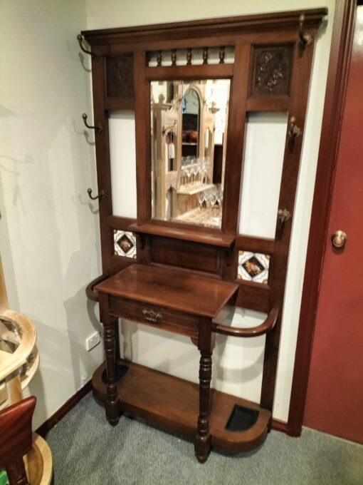 Victorian Walnut Hallstand