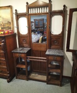 Victorian Oak Hallstand