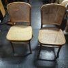 Pair Of Bentwood Rattan Chairs