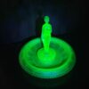 Uranium Glass Float Bowl