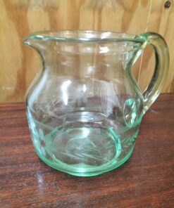 Alternative view of Uranium Glass Jug