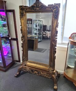 Ornate Cheval Mirror