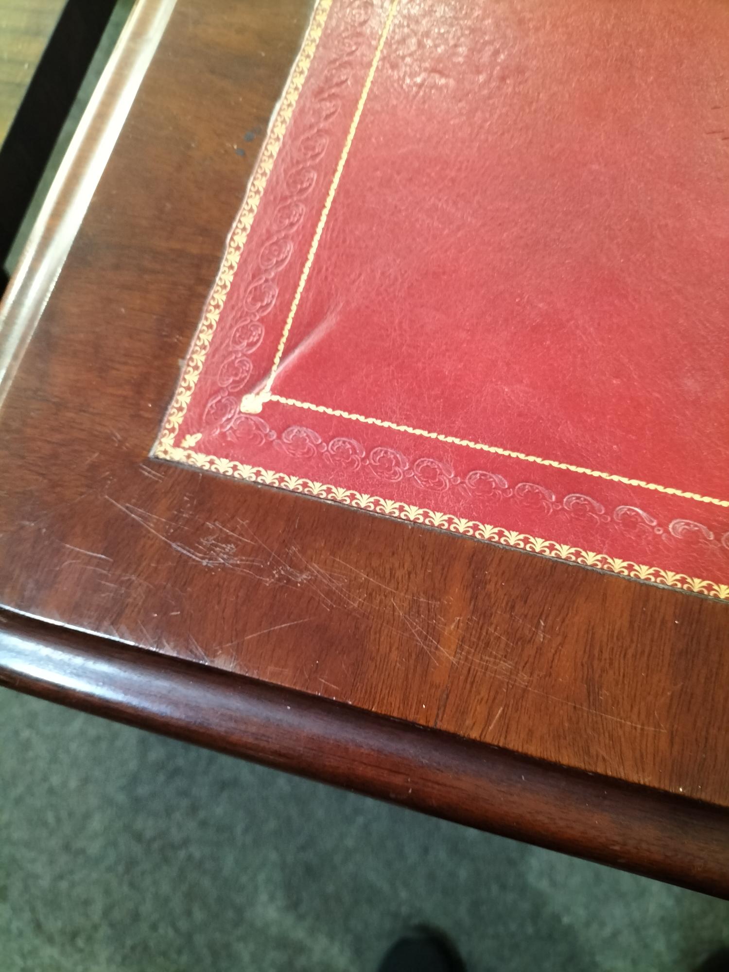 Victorian Pedestal Desk - Image 3