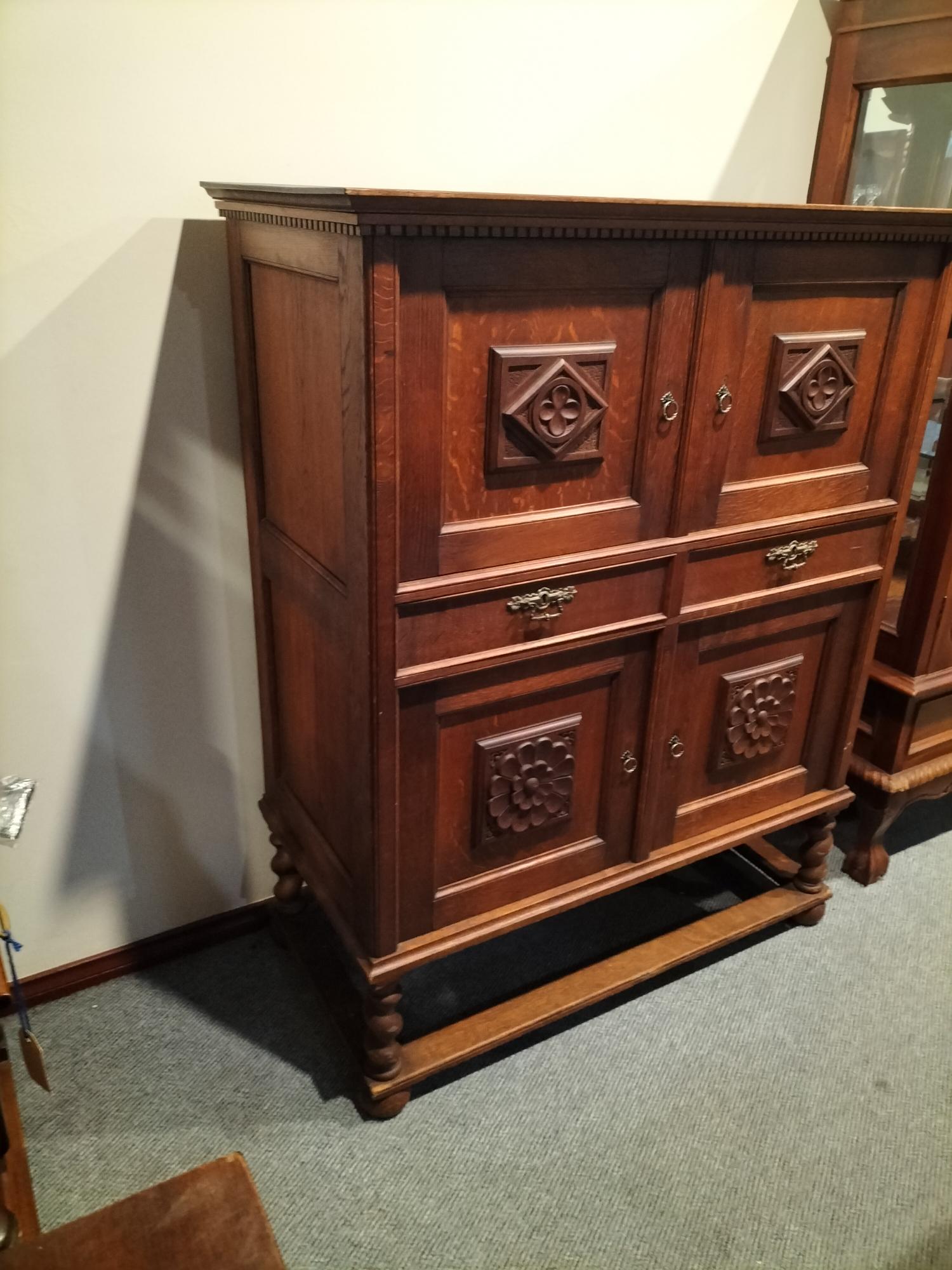Oak Cabinet - Image 4