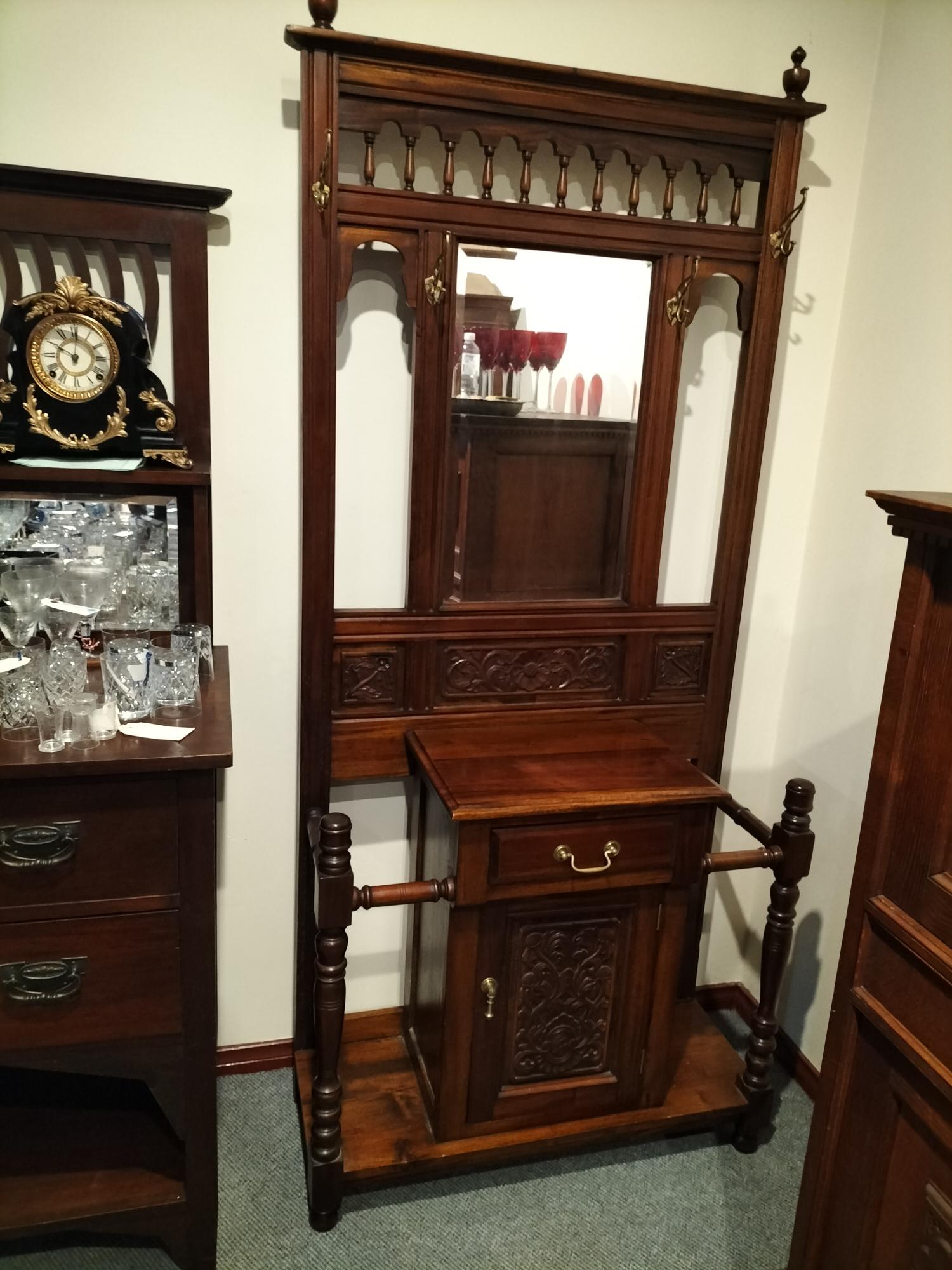 Mahogany Hall Stand