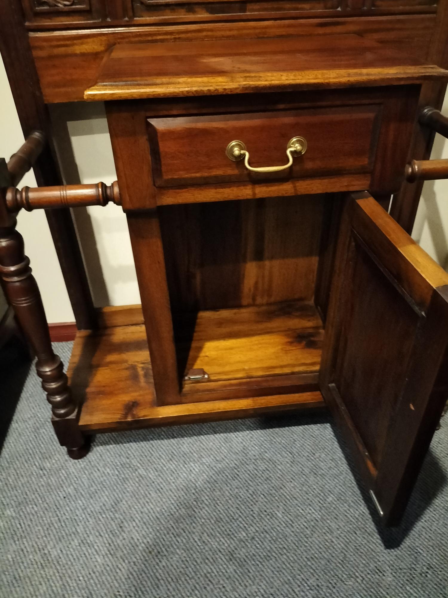 Mahogany Hall Stand - Image 4