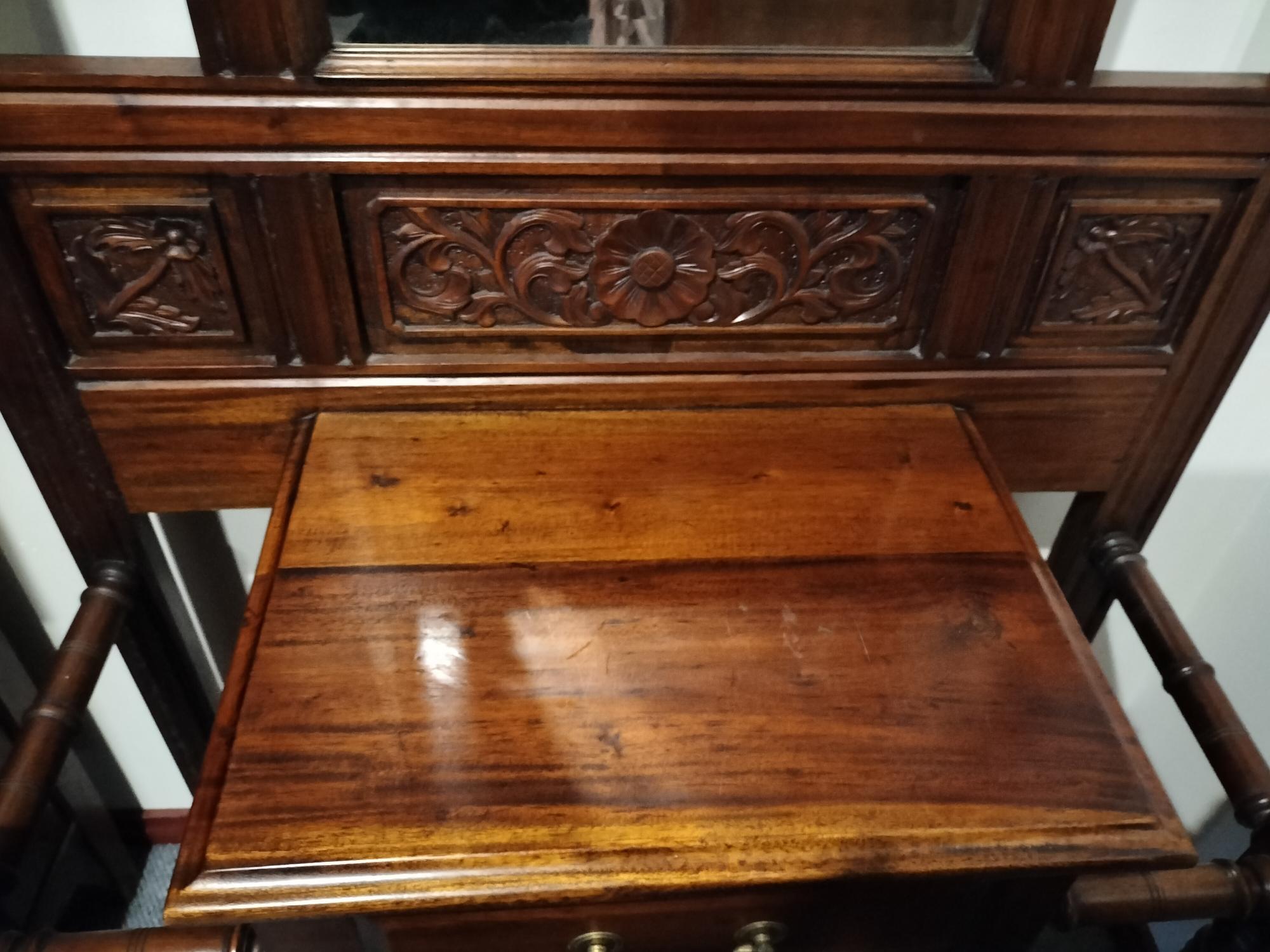 Mahogany Hall Stand - Image 2