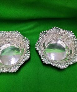 Pair Of Sterling Silver Dishes