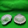 Pair Of Sterling Silver Shell Form Dishes
