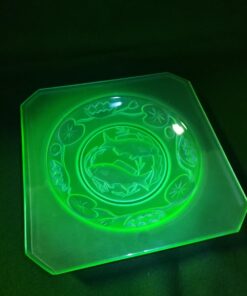 Uranium Glass Dish